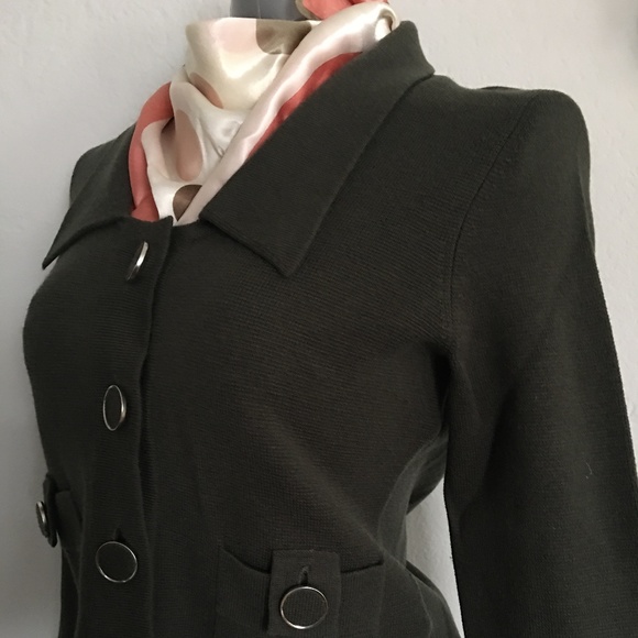 Cardigan sweater NEW, Olive Color - Picture 8 of 8